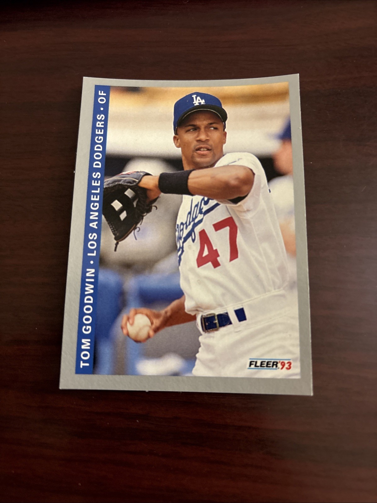 1993 Fleer - Tom Goodwin #446 Los Angeles Dodgers