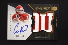 Case Keenum 2012 Exquistie Collection Rookie Patch Autograph /150 #125