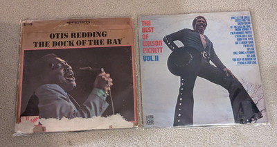 OTIS REDDING The Dock Of The Bay & WILSON PICKETT BEST OF VOLUME II ~ 2 LP LOT