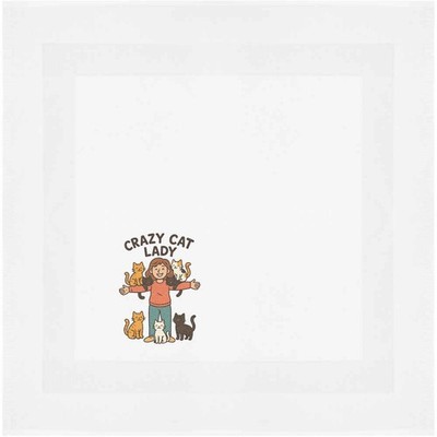 Baumwollserviette/Essenstuch ''Crazy Cat Lady Feline Friends'' (NK00043996)