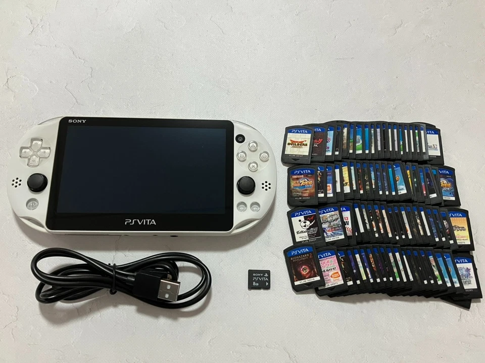 Sony PS Vita PCH-2000 Console with charger / Memory card random 2 games from US - Image 4 of 4