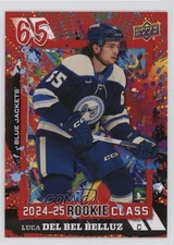 2024 Upper Deck Series 2 Rookie Commemorative Class Red Luca Del Bel Belluz 04fu