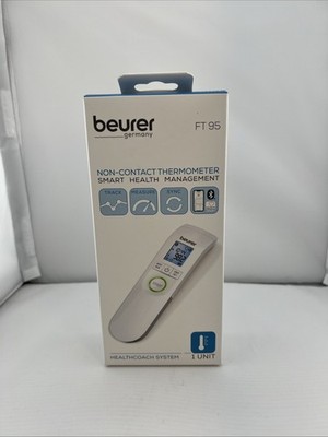 Beurer FT95 Bluetooth Non-Contact Thermometer New In Box Health Coach System New