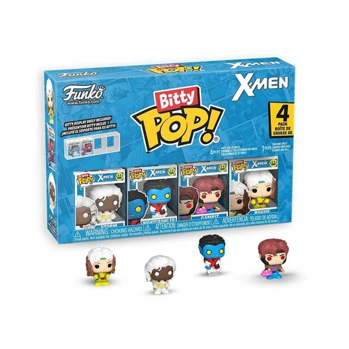 Funko Bitty POP! 4 Pack: X-Men - Gambit / Storm/ Rogue/ Nightcrawler