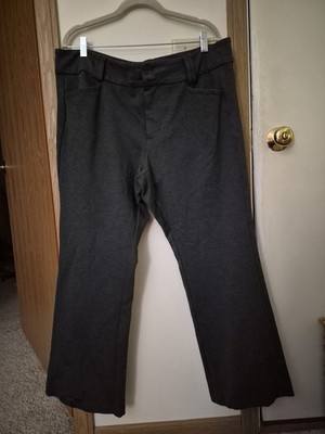 Torrid Studio Womens Dark Gray Trouser Boot Cut Button Dress Pants Size 20R EX!