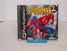 Spider-Man 2 Enter: Electro PS1 PlayStation Black Label Complete CIB With Manual