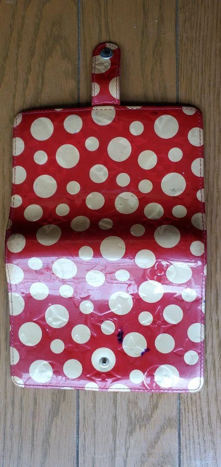 LOUIS VUITTON Yayoi Kusama Agenda PM Day Planner Cover Vernis Dot M91518 Used - Imagem 4 de 4