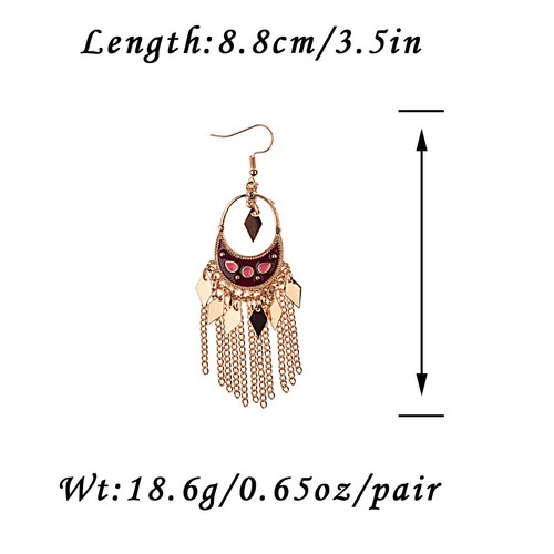 Women Bollywood Earrings Multi-style Tassel Dangle Ethnic Jhumka Jhumki Earrings - Picture 219 of 392