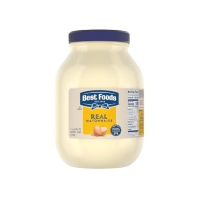Real Mayonnaise Jar Made with 100% Cage Free Eggs, Gluten Free, 1 gallon
