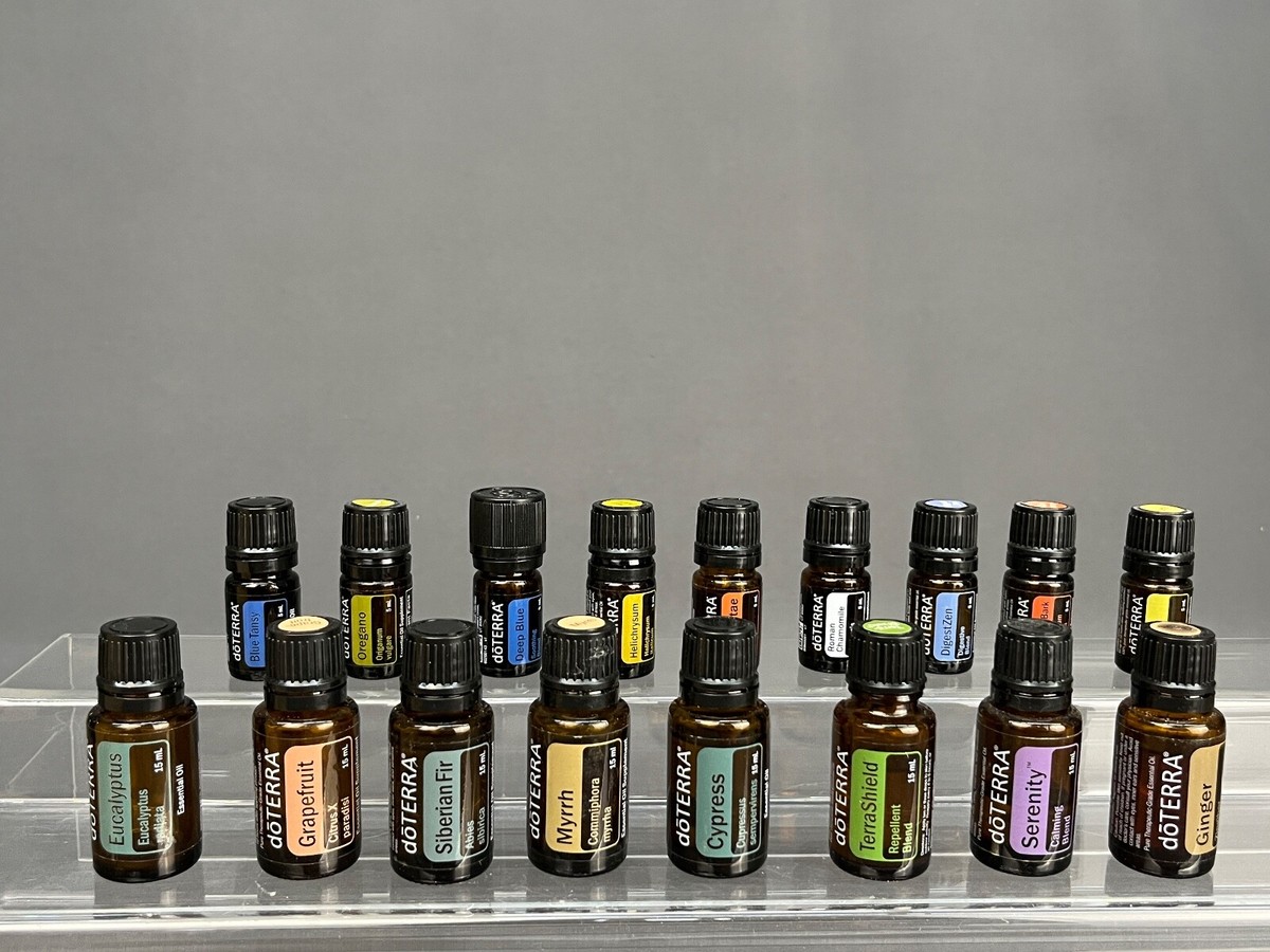 doTerra Bamboo Storage Box, Holds 45 bottles and 14 Roller