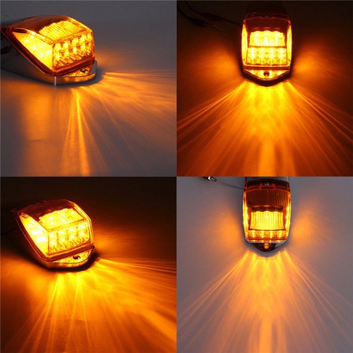 5x LED Amber Top Roof Cab Marker Truck Light For Peterbilt Kenworth Freightliner - Picture 6 of 10