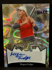 2024 Leaf Metal SILVER Queens of the Court MEGAN FUDGE Pickleball AUTO 1/3
