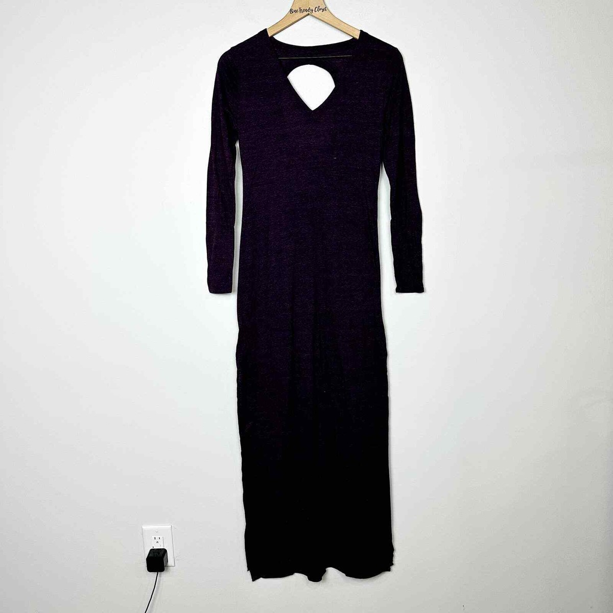 chaser maxi dress Chaser Getaway Future Grey Maxi Dress M