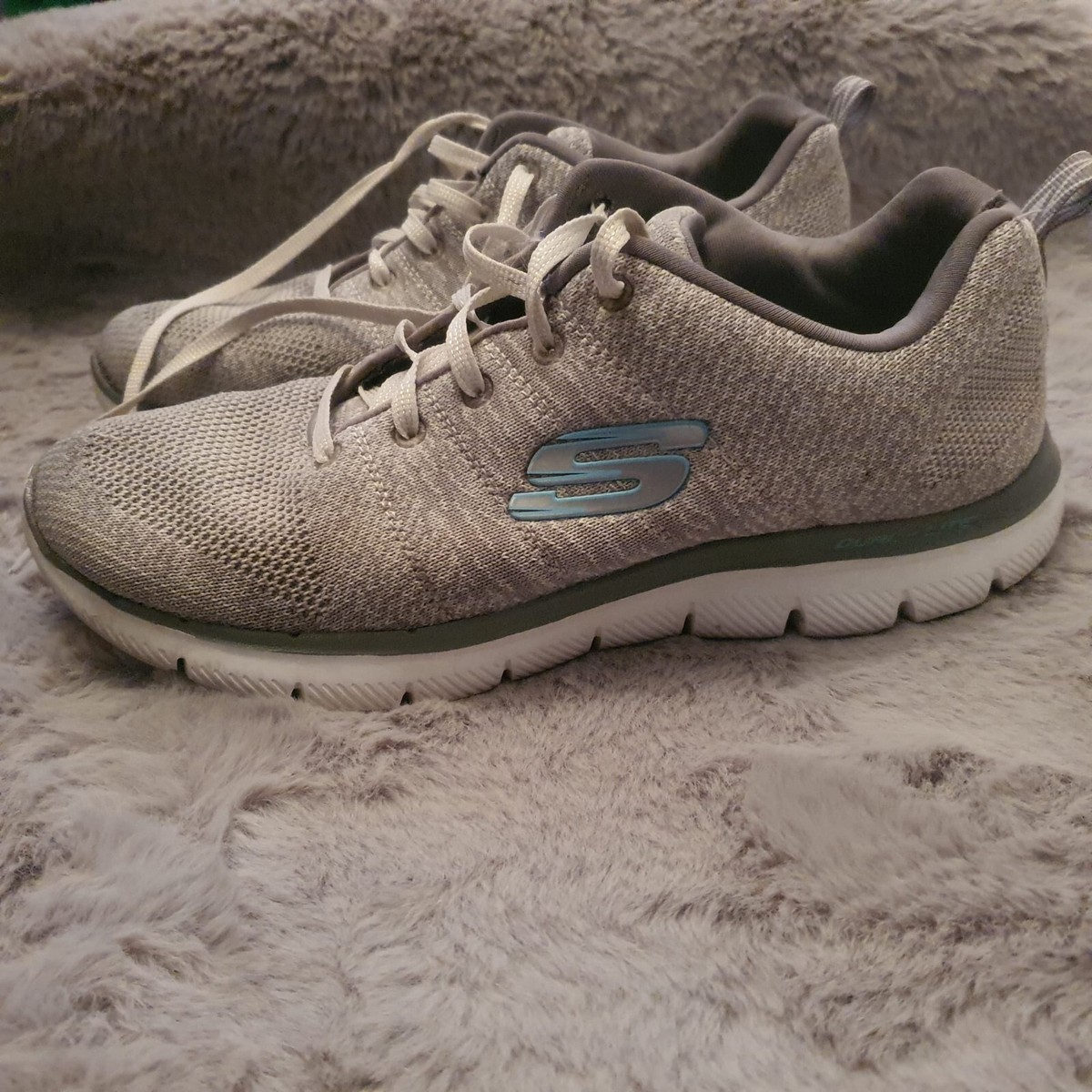 Skechers Women’s Flex Appeal Trainers–grey Size Uk Eu 40