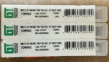 GREENFIELD THREADING M8x1.25 HAND TAP D5 4FL ST BOT HSS Set Of 3