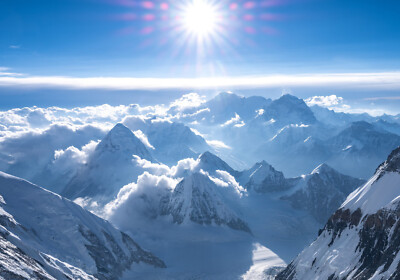 A4 Mount Everest Poster (brandneu)