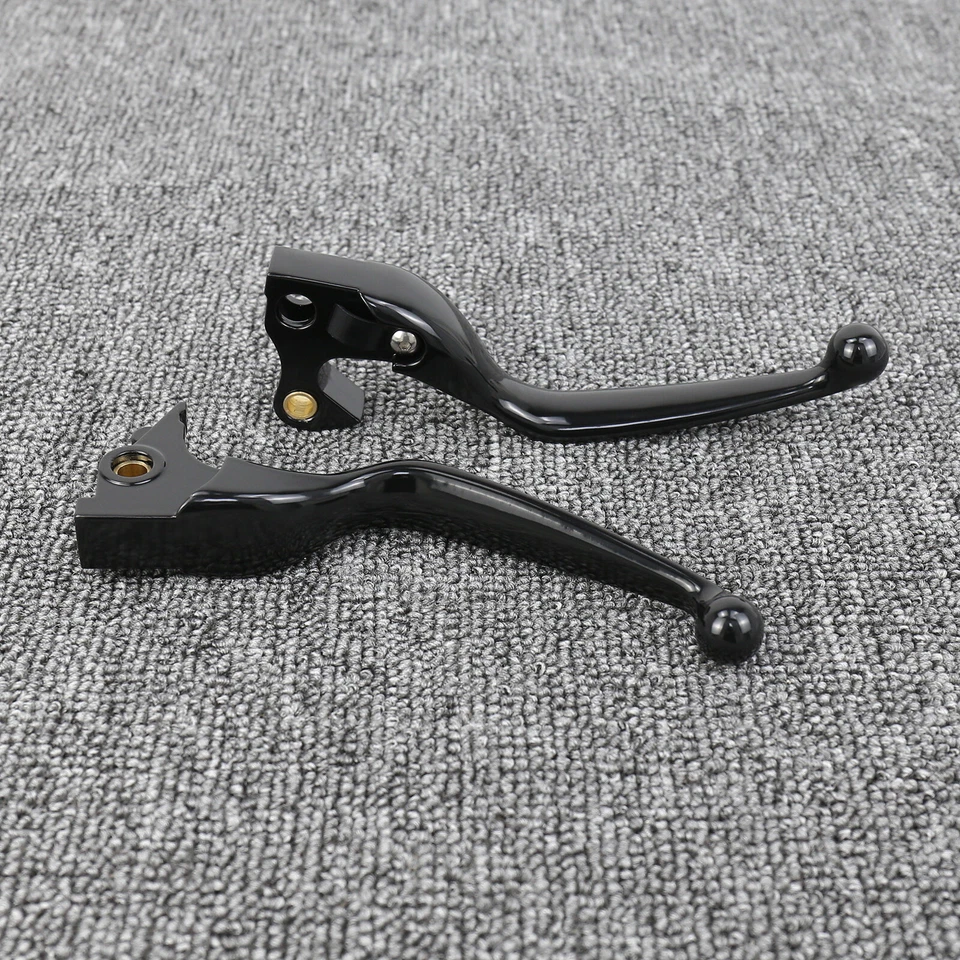 Alavancas de embreagem de freio Sportster super baixas XL883L 2014-2019 para Harley Black Grips - Imagem 4 de 4