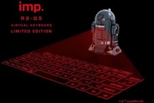Star Wars Imp R2-Q5 Limited Edition Virtual Keyboard Imp-101 Bk BlueTooth New