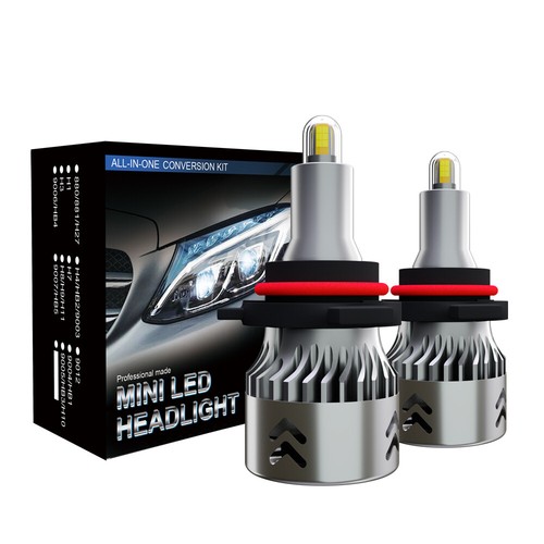 2x110W H1 H7 H8 H9 H11 9005 9006 8 Side Canbus LED Headlight Bulbs 6000K 30000LM - Picture 19 of 19