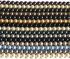 50 6 mm Swarovski Crystal Pearls: Choose your color(s)