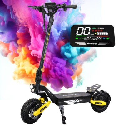#ad Off road Electric Scooter for Adult 1200W 48V13AH 28MPH Fast 11#x27;#x27; E Scooter $439.00