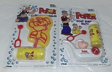 Vintage POPEYE Boat Bbble Blower & Billion Bubbles by Larami