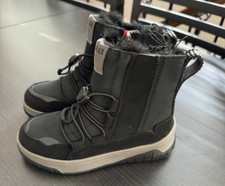 Pajar .63 FENTURE KIDS' BOOT Size 2Y Black Suede Shearling New