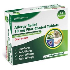 Bell's Healthcare Allergy Relief Film Coated 10mg Pack of 14 Tablets