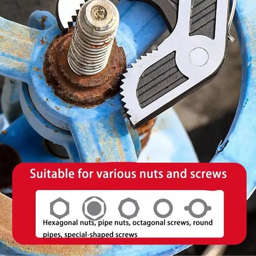 Multifunctional Self-Locking Pipe Wrench Tool, Hand Manual , Adjustable Wrenchgw - Picture 4 of 17