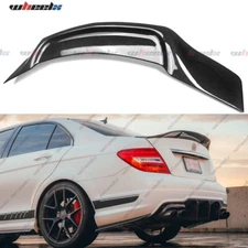 Carbon Fiber Duckbill Rear Trunk Spoiler For Mercedes Benz W204 C250 C300 08-14