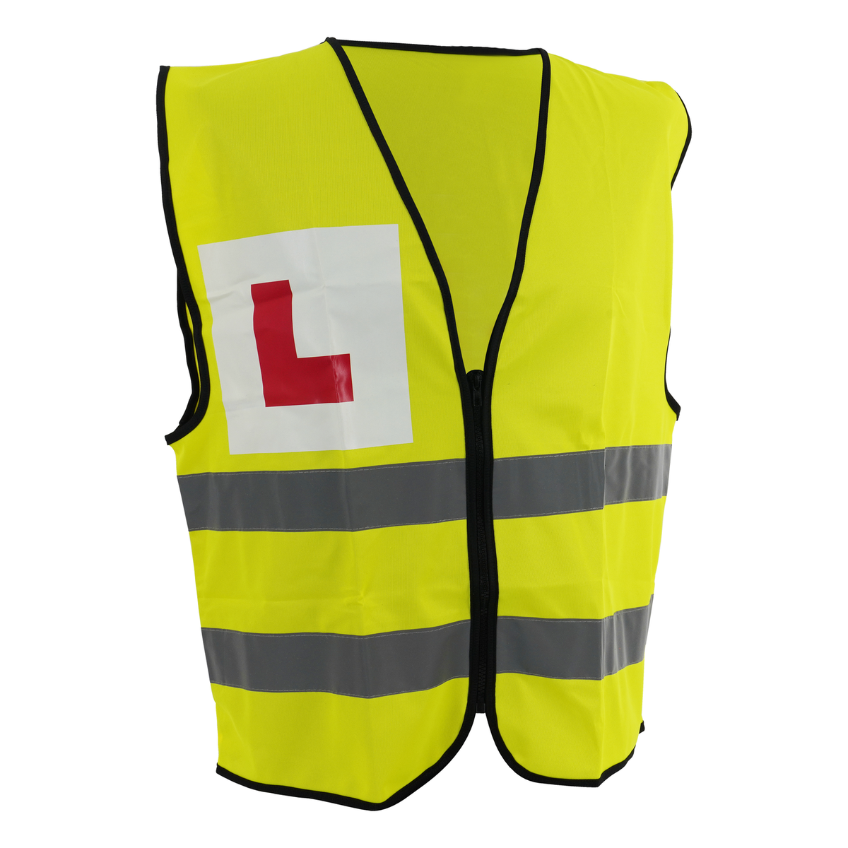 Reflective Hi-Vis Vest Printed L-Plate Learner Motorcycle Scooter