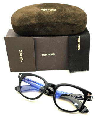 New Tom Ford Reading Glasses TF 5807-B 001 50-21 145 Black & Gold