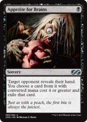 MTG-4x-Near Mint, English-Appetite for Brains-Ultimate Masters
