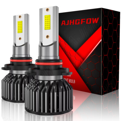 AJHGFOW 9006 HB4 LED Headlight Bulb Kit Low Beam 6500K 200W 360000LM Super White
