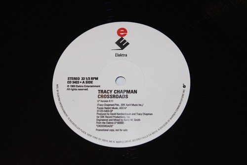 Tracy Chapman 12" Promo Single with Original Record Company Cover-CROSSROADS STE - Picture 7 of 8