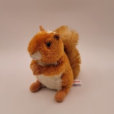 Aurora Squirrel Plush 2020 Stuffed Animal Toy 7" Orange Fluffy Tail