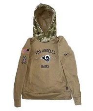 Nike Los Angeles Rams Women  s S NFL Salute To Service Hoodie Brown AT7935-297