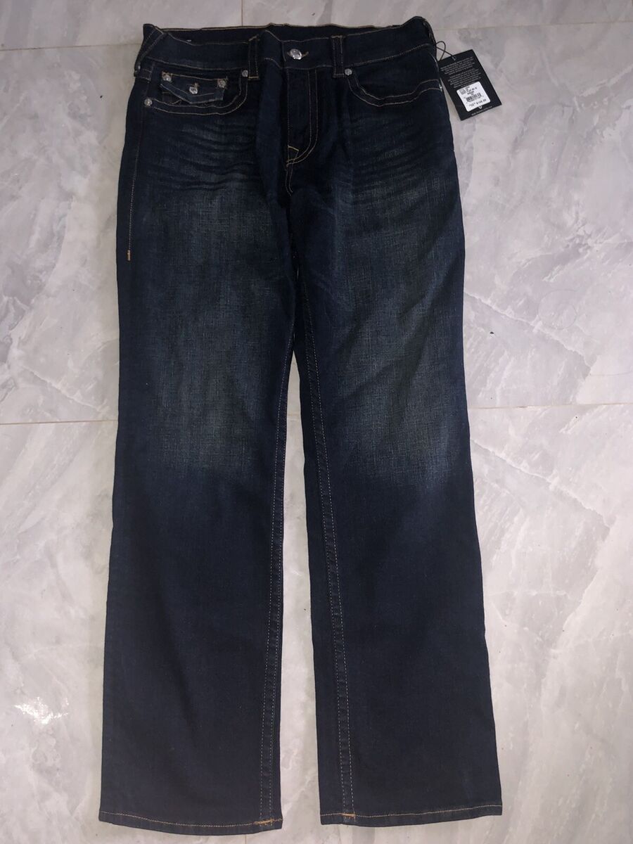 NWT True Religion Men's Ricky Flap SN Relaxed Straight Jeans NWT True Religion Men's Ricky Flap SN Relaxed Straight Jeans