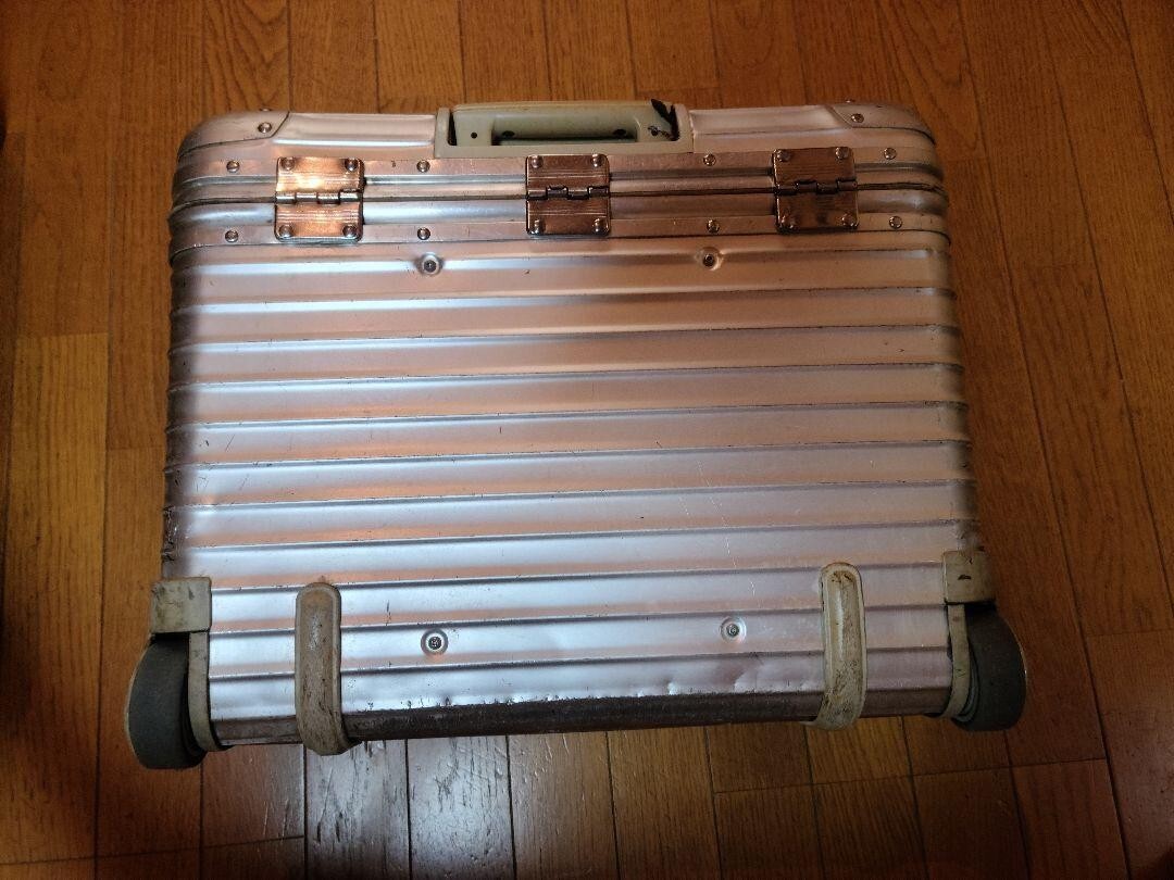 RIMOWA PILOT TROLLY 36L Silver Aluminium 2-wheels Carry Case