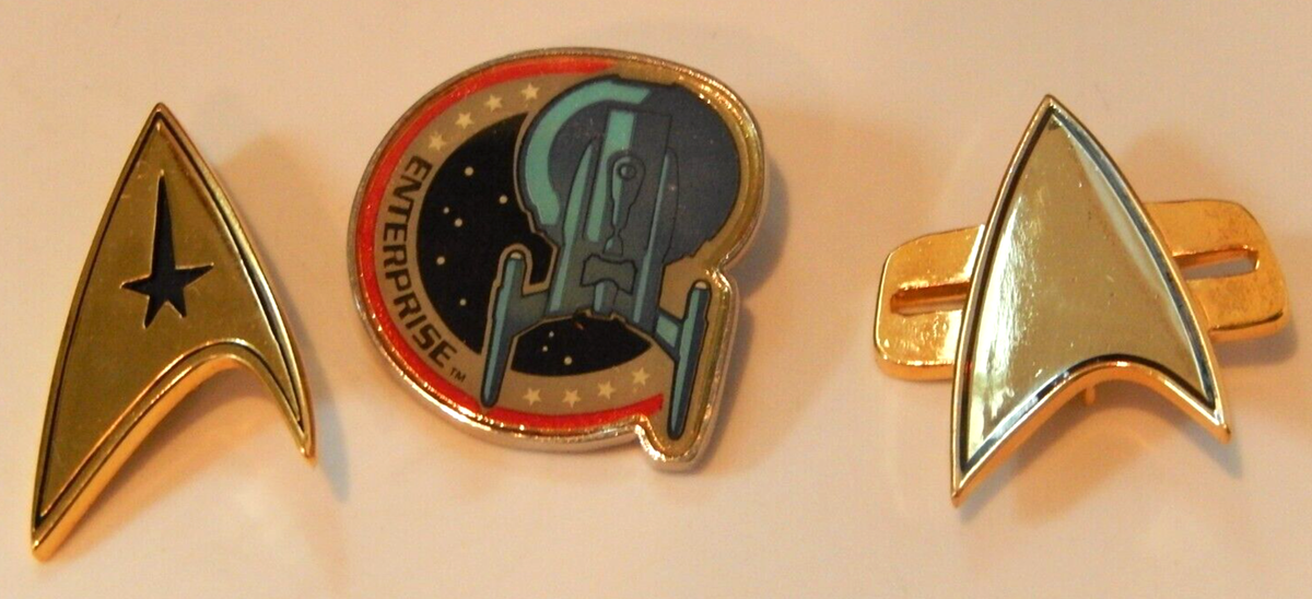 Hallmark Keepsake Star Trek Insignias - set of 3 dated 2004 | eBay
