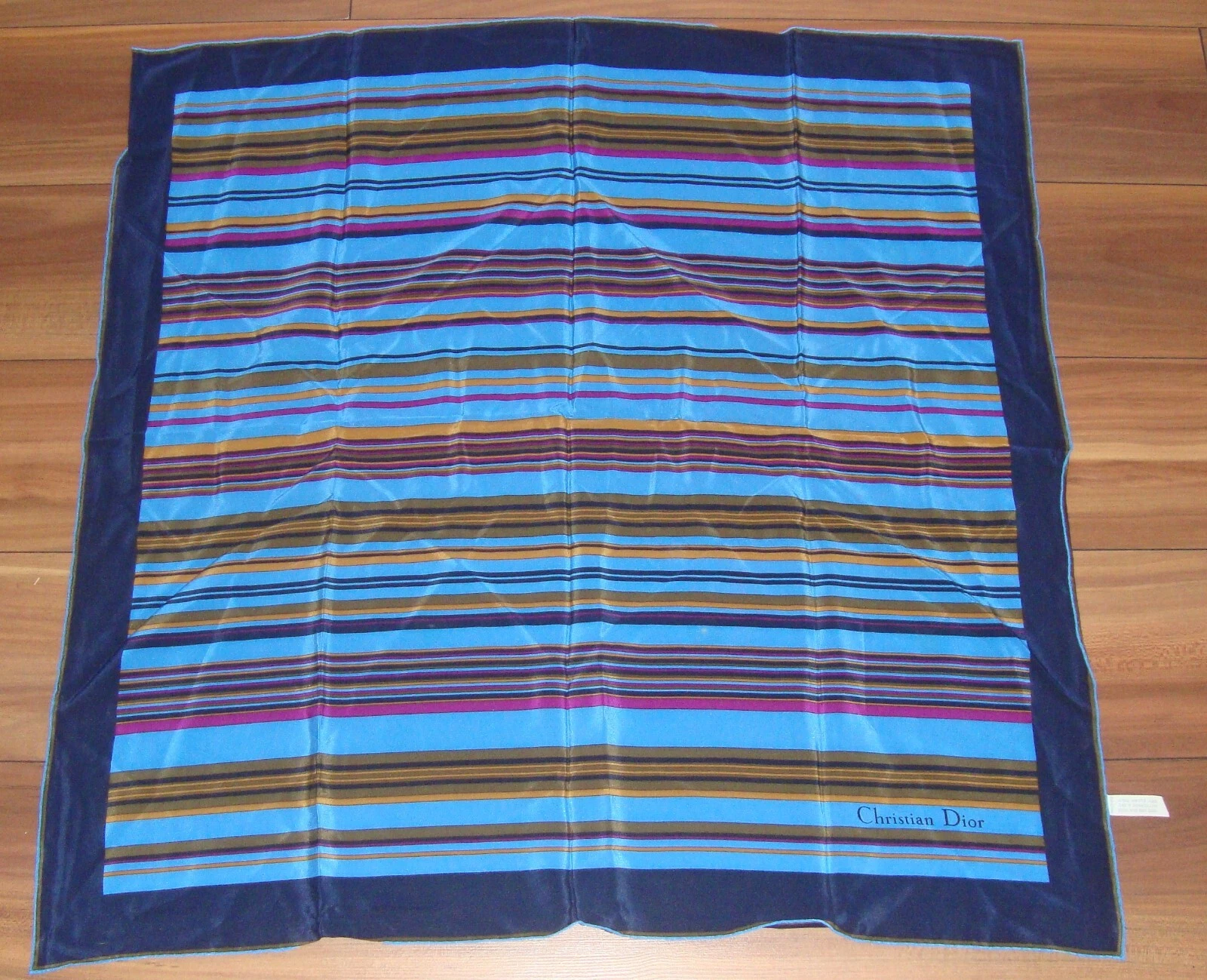 Écharpe rayée multicolore soie Christian Dior 30
