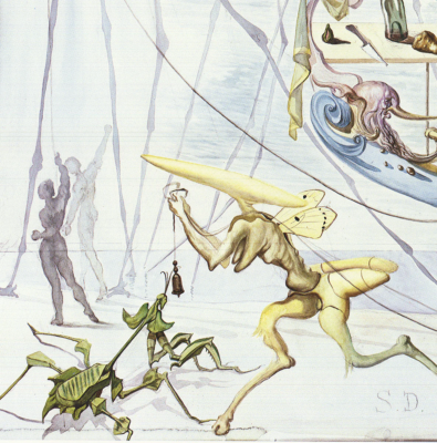 他の方発送×Salvador Dalí lithograph 限定175 SALVADOR DALI Bacus's Triumph 27.25