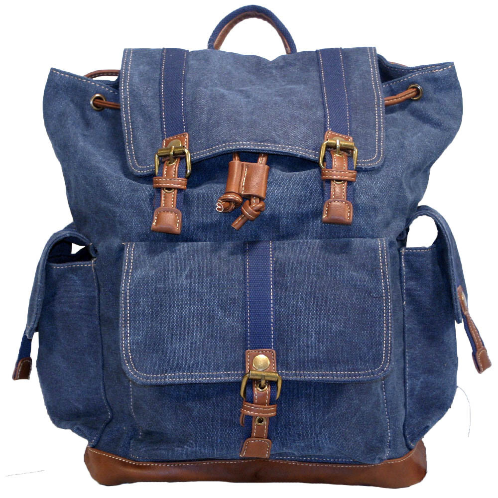 blue canvas laptop backpack Waxed Large all while maintaining a clean Laptop backpacks: 7560 Laptop Canvas