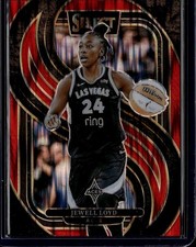 2025 Panini Select WNBA Red Flash Prizms Jewell Loyd /349 | Las Vegas Aces