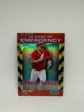 2025 Stadium Club In Case Of Emergency Break Glass Mike Trout 52/99 #ICE-25