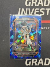 Dontayvion Wicks RC 67/99 2023 Prizm Blue Packers Rookie SP Eagles Virginia