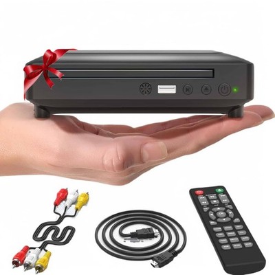 Mini HD Player, CD Players for Home, Players for TV, HDMI and RCA Cable Inclu...