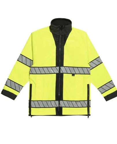 Blauer B.DRY REVERSIBLE RAIN JACKET 236 Hi-Vis Yellow with Black Size M - product listing photo
