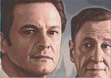 ACEO Original by Katya * King George VI & Lionel Logue * The King s Speech