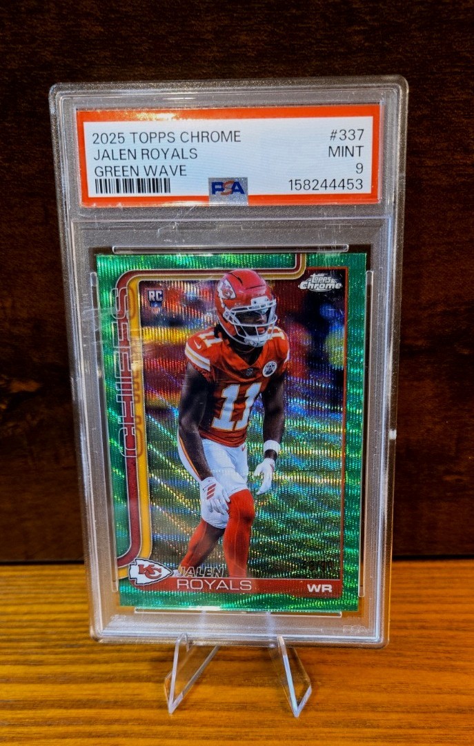 Jalen Royals Topps Chrome #337 Green Wave